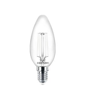 CENTURY LED FILAMENT CANDLE INCANTO WHITE 4,5W E14 2700K 360d