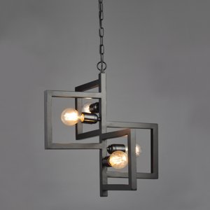 ACA Lighting Vintage závěsné svítidlo KS14254BK