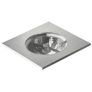 BPM Vestavné svítidlo Aluminio Plata IP65, kart.hliník 9LEDx3W, 230V 3024LED.D40.3K