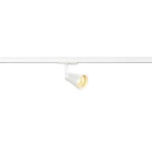 SLV BIG WHITE AVO, bodové svítidlo pro vysokonapěťovou 1fázovou proudovou sběrnici, QPAR51, bílé, max. 50 W 144201