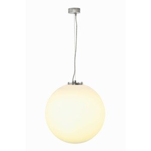 SLV BIG WHITE ROTOBALL 50, závěsné svítidlo, TC-TSE, stříbrošedé/bílé, pr. 50 cm, max. 24 W 165400