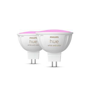 Philips HUE WACA sada 2x LED žárovka GU5,3 MR16 6,3W 12V 400lm 2200K-6500K RGB IP20