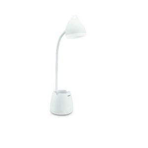 Philips Hat stolní LED lampa USB 1x4,5W 80lm 3000/4000/5700K IP20, krokové stmívání, bílá