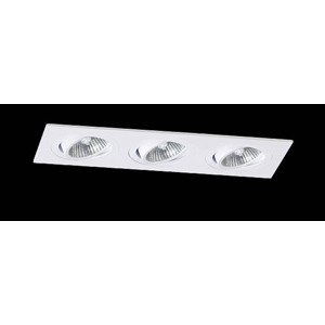 BPM Vestavné svítidlo Aluminio Blanco, bílá, 3x50W, 230V 4213GU