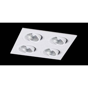 BPM Vestavné svítidlo Aluminio Blanco, bílá, 4x50W, 230V 4215GU