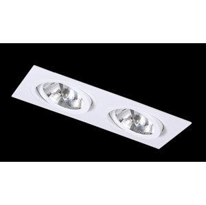 BPM Vestavné svítidlo Aluminio Blanco, bílá, 18LEDx3W, 230V 4930 4251LED.D40.3K