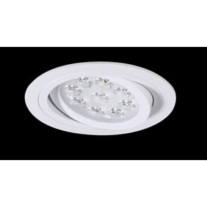 BPM Vestavné svítidlo Aluminio Blanco, bílá, 9LEDx3W, 12V 4271LED.D40.3K