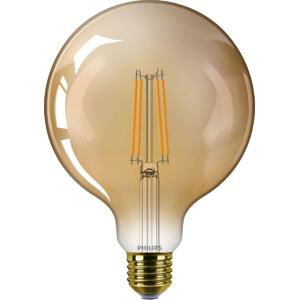 Philips LED filament žárovka E27 G125 7W (40W) 470lm 1800K nestmívatelná, jantarová