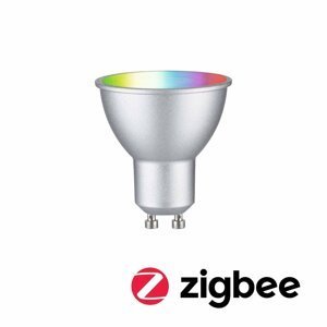 PAULMANN Standard 230V Smart Home Zigbee 3.0 LED reflektor GU10 4,8W RGBW+ stmívatelné matný chrom