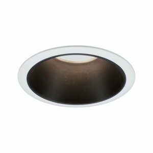PAULMANN Vestavné svítidlo LED Cole 6,5W bílá/černá mat 3-krokové-stmívatelné 2700K teplá bílá 934.01
