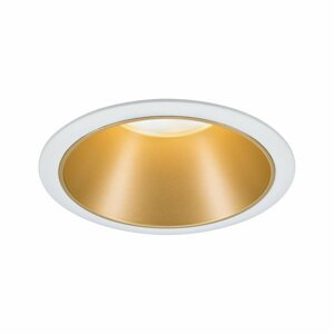 PAULMANN Vestavné svítidlo LED Cole 6,5W bílá/zlatá mat 3-krokové-stmívatelné 2700K teplá bílá 934.05