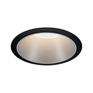 PAULMANN Vestavné svítidlo LED Cole 6,5W černá/stříbrná mat 3-krokové-stmívatelné 2700K teplá bílá 934.07