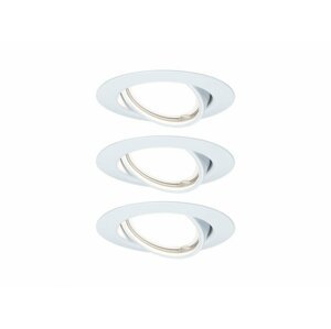 PAULMANN Vestavné svítidlo LED Base kruhové 3x5W bílá výklopné 3-krokové-stmívatelné 934.27 P 93427