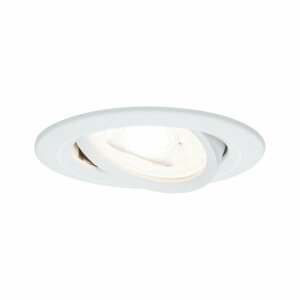 PAULMANN Vestavné svítidlo LED Nova kruhové 1x6,5W GU10 bílá mat výklopné 3-krokové-stmívatelné 934.66 P 93466
