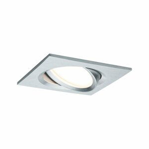 PAULMANN Vestavné svítidlo LED Nova Plus hranaté 1x6,8W hliník výklopné stmívatelné 936.79 P 93679