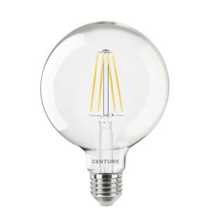 CENTURY LED FILAMENT GLOBE 95mm ČIRÁ 8W E27 2700K 1055Lm 360d 95x140mm IP20 CEN ING95-082727