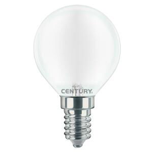 CENTURY LED FILAMENT MINI GLOBE SATEN 6W E14 4000K 806Lm 360d 45x80mm IP20 CEN INSH1G-061440