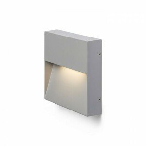 RED - DESIGN RENDL RENDL AQILA SQ nástěnná šedá 230V LED 6W IP54 3000K R12543