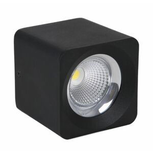 CENTURY Stropní SVÍTIDLO LED QUBE ČERNÉ 112x112x123mm 15W/230VAC 4000K 1350Lm 45d IP20 CEN QBNE-1511240