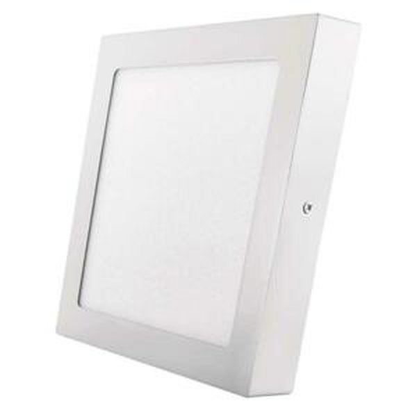 EMOS LED panel 225×225, přisazený bílý, 18W neutrální bílá 1539063060