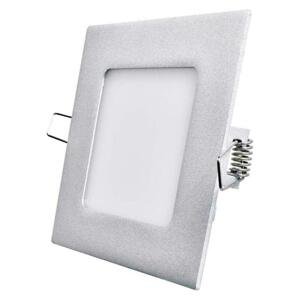 EMOS LED panel 120×120, vestavný stříbrný, 6W neutrální bílá 1540220670