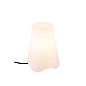 SLV BIG WHITE KIROCONE TL venkovní stolní lampa, E27, IP44, bílá, max. 60W 1001778