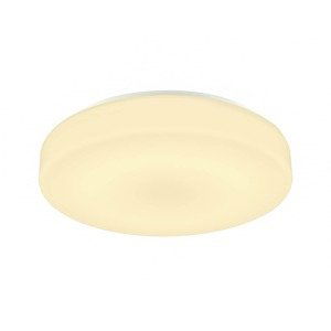 SLV BIG WHITE LIPSY 40 Drum CW LED venkovní nástěnné a stropní nástavbové svítidlo, bílá, IP44 3000/4000K 1002076