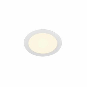 SLV BIG WHITE SENSER 18 Indoor, stropní vestavné LED svítidlo kruhové, bílé, 3000K 1003009