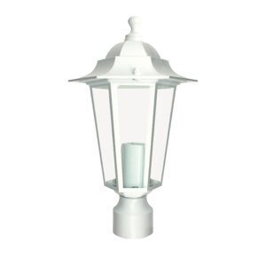 ACA Lighting Garden lantern venkovní sloupové svítidlo HI6024W