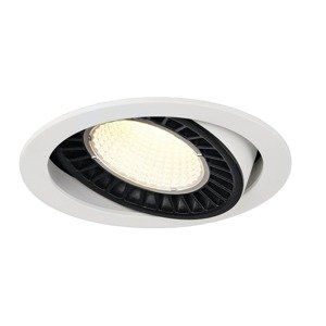 SLV BIG WHITE SUPROS LED vnitřní stropní vestavné svítidlo, bílá, kulaté, 4000K, 60°, CRI90, 3520lm 1003306