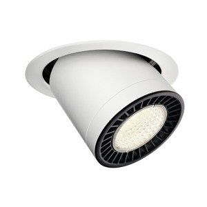 SLV BIG WHITE SUPROS MOVE LED vnitřní stropní vestavné svítidlo, bílá, kulaté, 4000K, 60°, CRI90, 2700lm 1003312