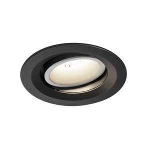 SLV BIG WHITE NUMINOS MOVE DL M vnitřní LED zápustné stropní svítidlo černá/bílá 4000 K 40° otočné a výkyvné 1003605