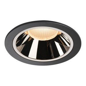 SLV BIG WHITE NUMINOS DL XL vnitřní LED zápustné stropní svítidlo černá/chrom 2700 K 40° 1003990