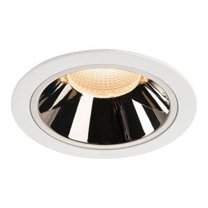 SLV BIG WHITE NUMINOS DL XL vnitřní LED zápustné stropní svítidlo bílá/chrom 2700 K 55° 1004005