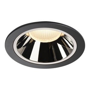 SLV BIG WHITE NUMINOS DL XL vnitřní LED zápustné stropní svítidlo černá/chrom 3000 K 55° 1004017