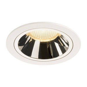 SLV BIG WHITE NUMINOS DL L vnitřní LED zápustné stropní svítidlo bílá/chrom 3000 K 40° 1003954