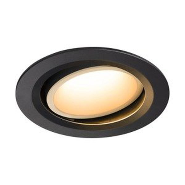 SLV BIG WHITE NUMINOS MOVE DL L vnitřní LED zápustné stropní svítidlo černá/bílá 2700 K 40° otočné a výkyvné 1003629