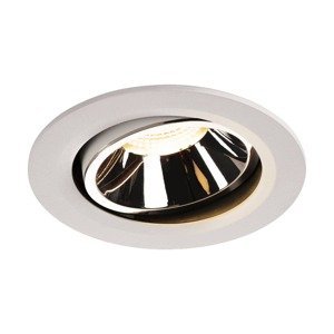 SLV BIG WHITE NUMINOS MOVE DL L vnitřní LED zápustné stropní svítidlo bílá/chrom 3000 K 40° otočné a výkyvné 1003666