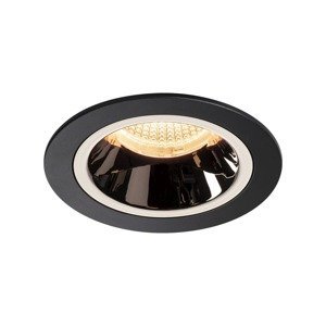 SLV BIG WHITE NUMINOS DL M vnitřní LED zápustné stropní svítidlo černá/chrom 2700 K 20° včetně listových pružin 1003843