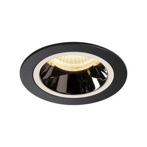 SLV BIG WHITE NUMINOS DL M vnitřní LED zápustné stropní svítidlo černá/chrom 3000 K 55° včetně listových pružin 1003873