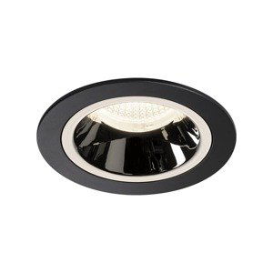SLV BIG WHITE NUMINOS DL M vnitřní LED zápustné stropní svítidlo černá/chrom 4000 K 20° včetně listových pružin 1003891