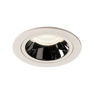SLV BIG WHITE NUMINOS DL M vnitřní LED zápustné stropní svítidlo bílá/chrom 4000 K 55° včetně listových pružin 1003909