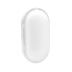 CENTURY SIMPLY LED stropní svítidlo venkovní bílé Oval 16W 4000K 1280lm CB IP65