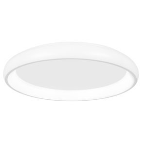 Nova Luce Stmívatelné nízké LED svítidlo Albi v různých variantách - pr. 610 x 85 mm, 50 W, bílá, stmívatelné NV 8105606 D