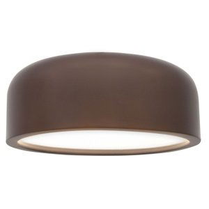 Nova Luce Stylové přisazené stropní svítidlo Perleto - 2 x 10 W, pr. 350 mm, hnědá NV 826808