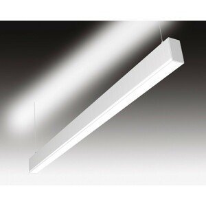 SEC Závěsné LED svítidlo přímé a nepřímé osvětlení WEGA-MODULE2-FAB-DIM-DALI, 36 W, eloxovaný AL, 1130 x 50 x 94 mm, 4000 K, 4760 lm 320-B-504-01-00-SP