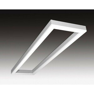 SEC Stropní nebo závěsné LED svítidlo s přímým osvětlením WEGA-FRAME2-DB-DIM-DALI, 32 W, eloxovaný AL, 607 x 330 x 50 mm, 4000 K, 4260 lm 322-B-104-01-00-SP