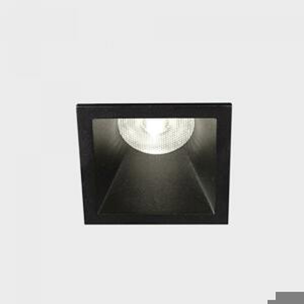KOHL LIGHTING KOHL-Lighting VERSUS MUZZY SQ zapuštěné svítidlo s rámečkem 56x56mm černá 36° 9 W CRI 80 2700K Non-Dimm