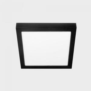 KOHL LIGHTING KOHL-Lighting DISC SLIM SQ stropní svítidlo 225x225 mm černá 24 W CRI 80 3000K Non-Dimm