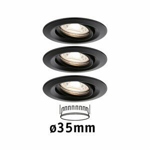 PAULMANN LED vestavné svítidlo Nova Mini Coin základní sada výklopné 66mm 15° Coin 3x4W 230V 2700K